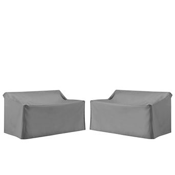 Crosley Furniture 2 pc Outdoor Loveseat Furniture Cover Set