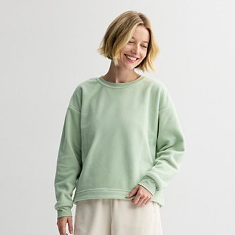 Women's Tek Gear® Micro Fleece Crew Pullover