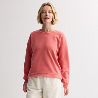 Women's Tek Gear® Micro Fleece Crew Pullover