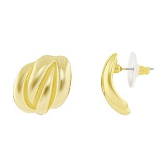 Emberly Textured Stud Earrings