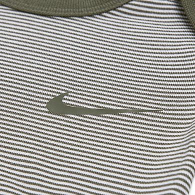 Baby Boys Nike Essentials Long Sleeve Striped Bodysuit & Pants 2-Piece Set