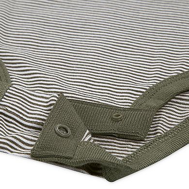Baby Boys Nike Essentials Long Sleeve Striped Bodysuit & Pants 2-Piece Set
