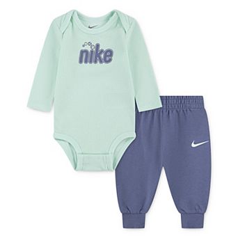 Baby Boys Nike Long Sleeve Bodysuit & Pants 2 pc Set
