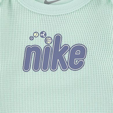 Baby Boys Nike Long Sleeve Bodysuit & Pants 2-Piece Set