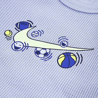 Baby Boys Nike Sports Balls Long Sleeve Bodysuit & Pants 2-Piece Set