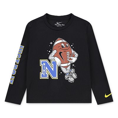 Baby Toddler Boys Nike Football Dri-FIT Long Sleeve T-shirt