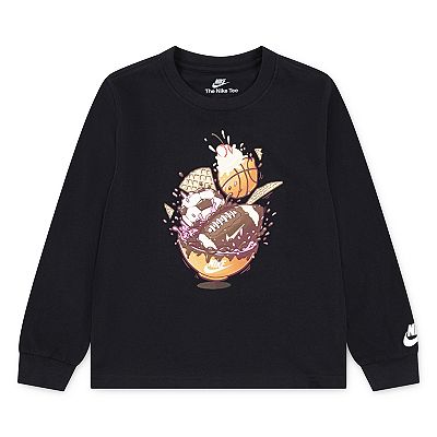 Baby Toddler Boys Nike Sports Ice Cream Long Sleeve T-shirt