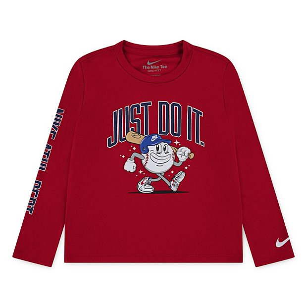 Baby & Toddler Boys Nike Baseball Dri-FIT Long Sleeve T-shirt