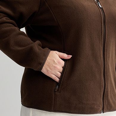 Plus Size Tek Gear Micro Fleece Full Zip Jacket