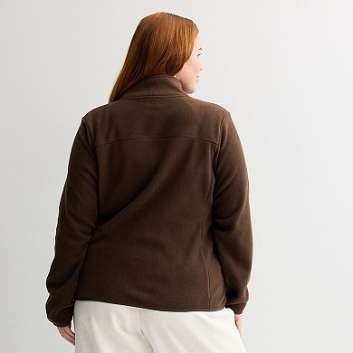 Plus Size Tek Gear Micro Fleece Full Zip Jacket