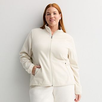 Plus Size Tek Gear® Micro Fleece Full Zip Jacket