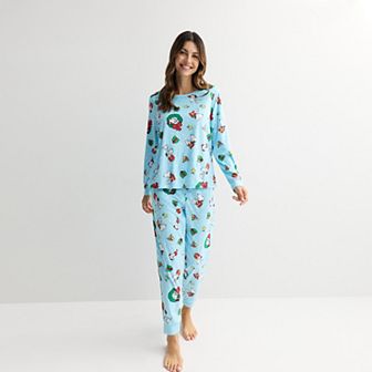 Women's Jammies For Your Families® Peanuts Christmas 2 pc Pajama Top & Pajama Bottoms Set