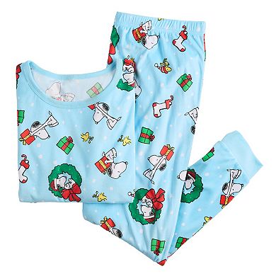 Women's Jammies For Your Families® Peanuts Christmas 2-Piece Pajama Top & Pajama Bottoms Set