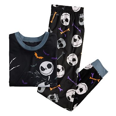 Women's Jammies For Your Families® Disney's The Nightmare Before Christmas Halloween Pajama Top & Pajama Bottoms Set