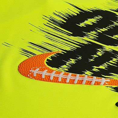 Boys 4-7 Nike "The Quickness" Football Swoosh Dri-FIT Long Sleeve T-shirt
