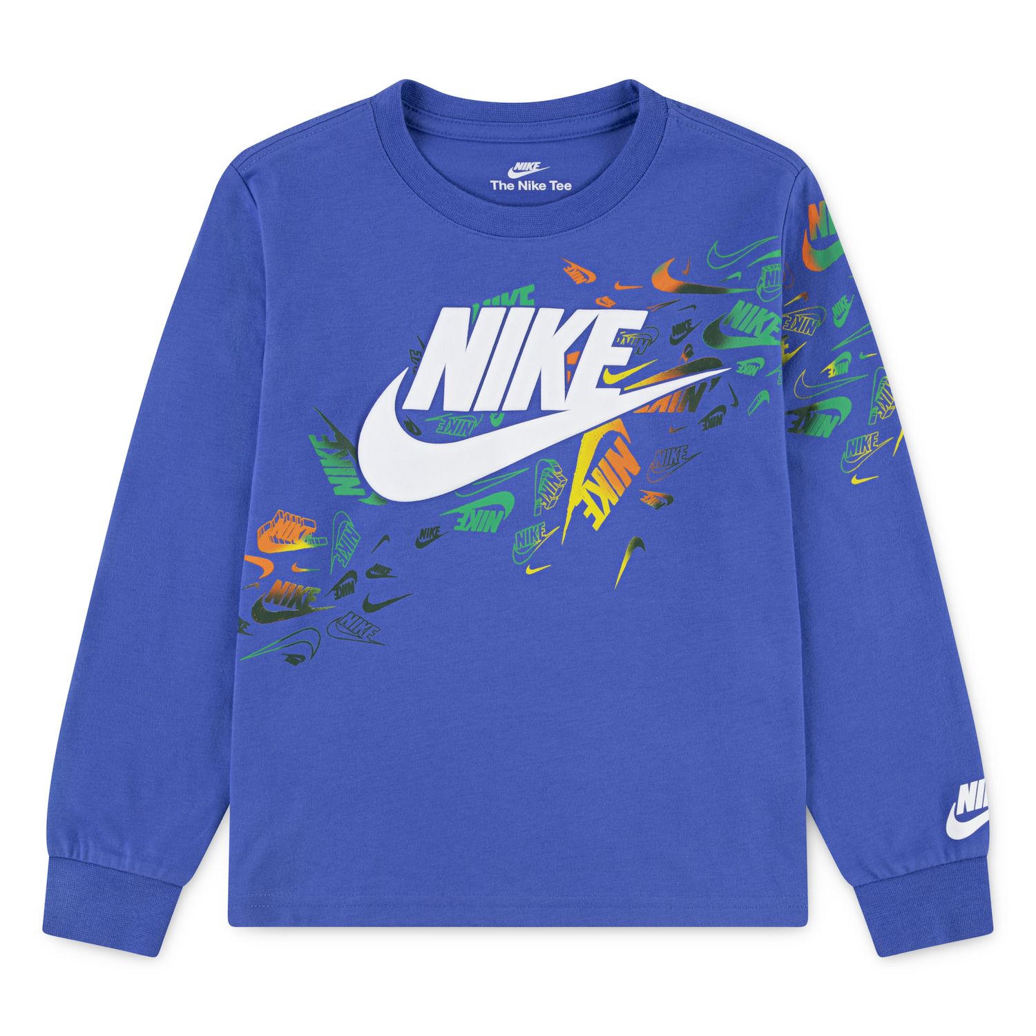 Футболка Nike Graphic Logo Long Sleeve для мальчиков — фото 1