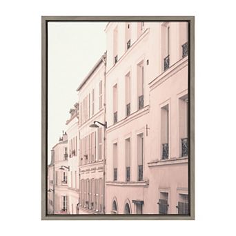 Sylvie Parisian Perspective Framed Canvas by Caroline Mint
