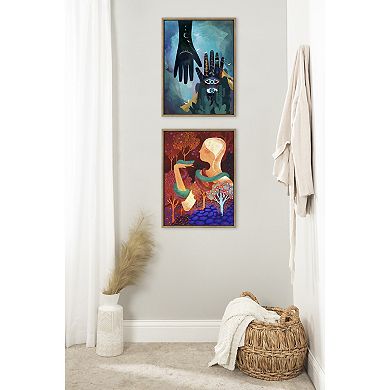 Sylvie Enlighten Framed Canvas by Faryn Hughes