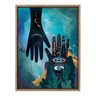 Sylvie Enlighten Framed Canvas by Faryn Hughes