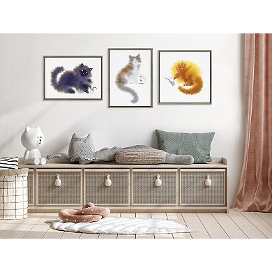 Sylvie Green Thumb Framed Canvas by Faryn Hughes