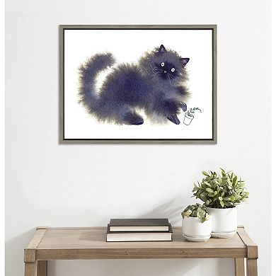 Sylvie Green Thumb Framed Canvas by Faryn Hughes