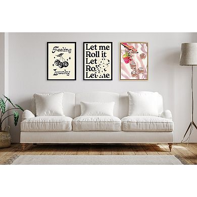 Sylvie Feeling Lucky Cherries Framed Canvas by Alli Standefer
