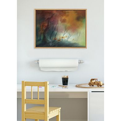 Sylvie Waltz of the Stags Framed Canvas by Faryn Hughes
