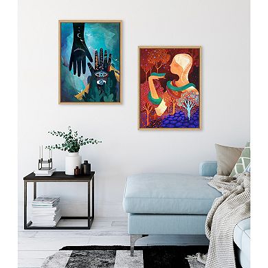 Sylvie Eden Framed Canvas by Faryn Hughes
