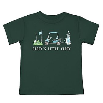 The Juniper Shop Golf Daddy's Little Caddy Toddler Short Sleeve Tee