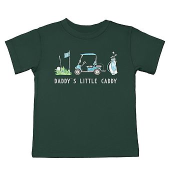 The Juniper Shop Golf Daddy's Little Caddy Toddler Short Sleeve Tee