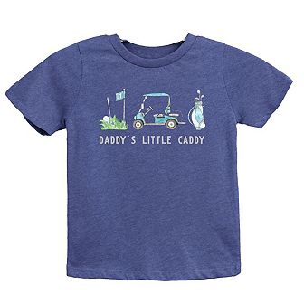 The Juniper Shop Golf Daddy's Little Caddy Toddler Short Sleeve Tee