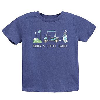 The Juniper Shop Golf Daddy's Little Caddy Toddler Short Sleeve Tee
