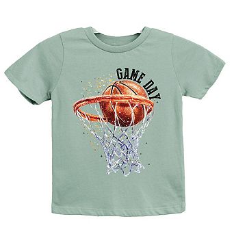 The Juniper Shop Basketball Game Day Hoop Youth Short Sleeve Tee