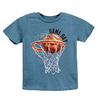 The Juniper Shop Basketball Game Day Hoop Youth Short Sleeve Tee