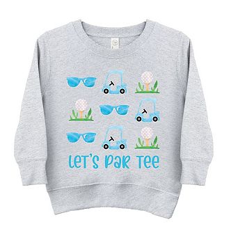 Let's Par Tee Sunglasses Toddler Graphic Sweatshirt