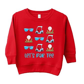 Let's Par Tee Sunglasses Toddler Graphic Sweatshirt