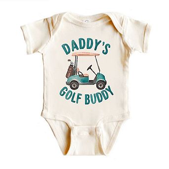 The Juniper Shop Daddy's Golf Buddy Baby Short Sleeve Bodysuit