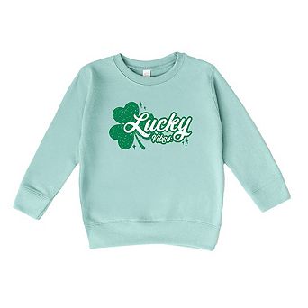 Lucky Vibes Clover Toddler Graphic Sweatshirt