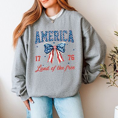 Simply Sage Market America Land of the Free Coquette Sweatshirt