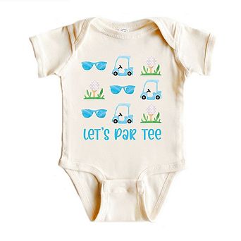 The Juniper Shop Let's Par Tee Sunglasses Baby Short Sleeve Bodysuit