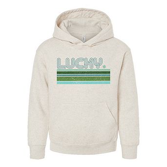 Retro Lucky Stripes Youth Graphic Hoodie