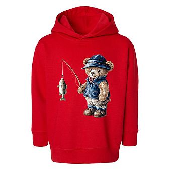 The Juniper Shop Teddy Bear Fisherman Toddler Hoodie