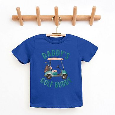 The Juniper Shop Daddy's Golf Buddy Toddler Short Sleeve Tee