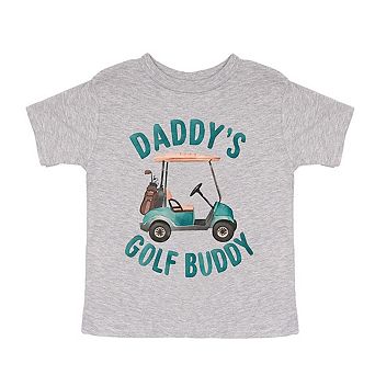 The Juniper Shop Daddy's Golf Buddy Toddler Short Sleeve Tee