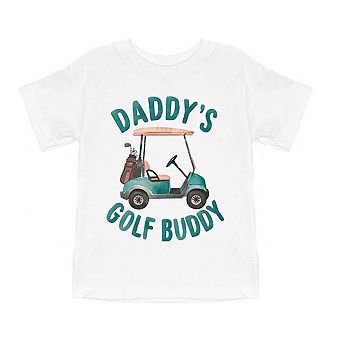 The Juniper Shop Daddy's Golf Buddy Toddler Short Sleeve Tee