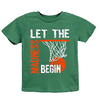 Let The Madness Begin Youth Short Sleeve Graphic Tee