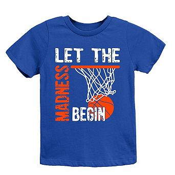 Let The Madness Begin Youth Short Sleeve Graphic Tee