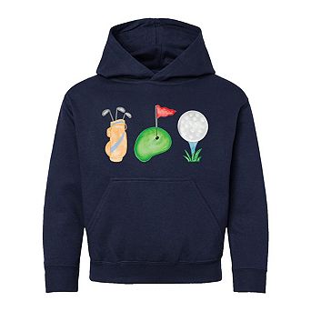 The Juniper Shop Golf Icons Watercolor Youth Hoodie