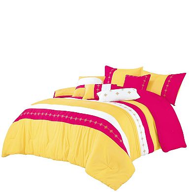 MarCielo Bed in a Bag 7 PCS Bedding Comforter Set
