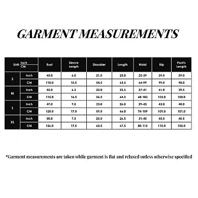 Women's Short Sleeve V-Neck 2-Piece Sleepwear Set with Relaxed Fit